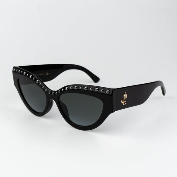Jimmy Choo Women Sunglasses Black Grey Gradient Cat Eye SONJA/G/S 0807 BRAND NEW main image 15